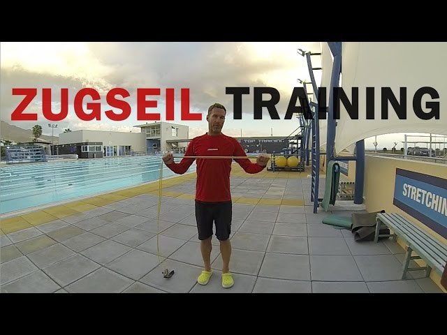 Schwimmen und Triathlon: Training mit dem Zugseil