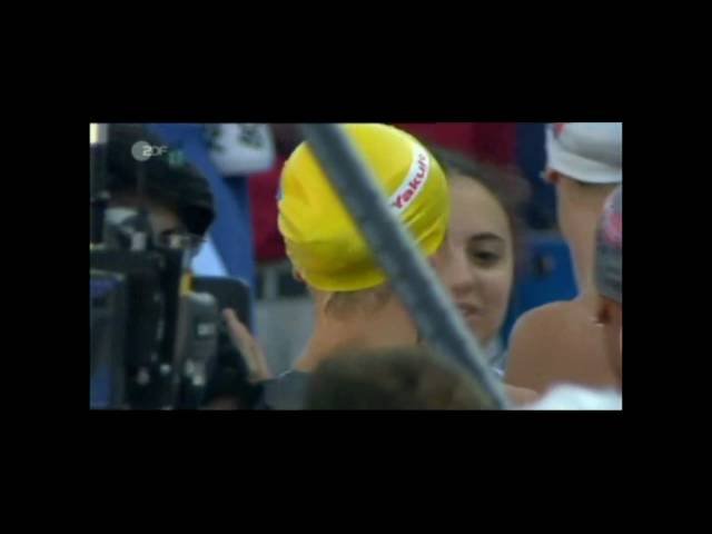Schwimmen WM in Rom 100m Delphin Sahra Jostrom