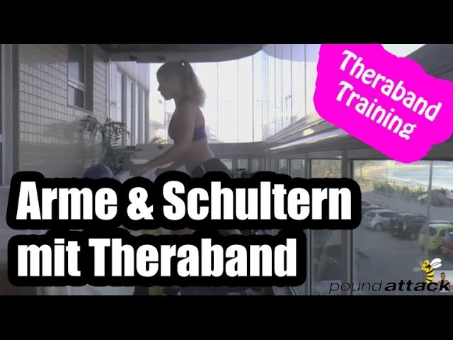 Theraband Übungen für den Oberkörper | Theraband Training - Theraband Schulter + Arme