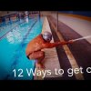 12 Ways to get out of a swimming pool.