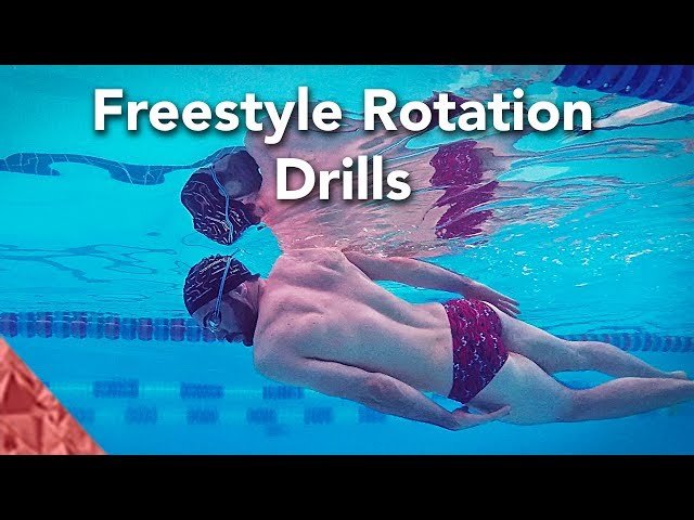 Swimming freestyle rotation drills. How to swim front crawl smoother