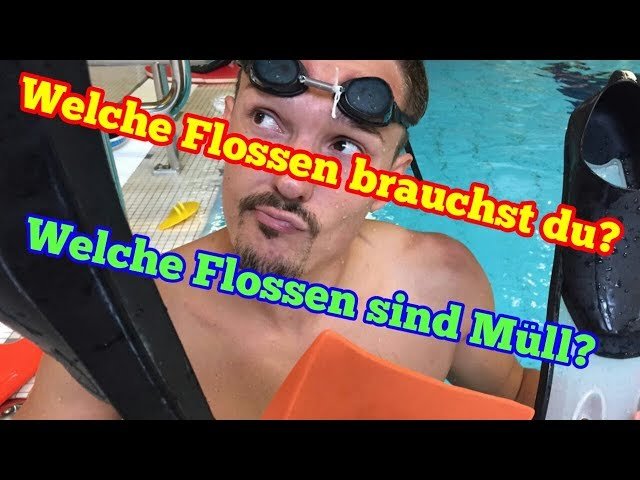 Flossen Tutorial: die passenden Flossen finden