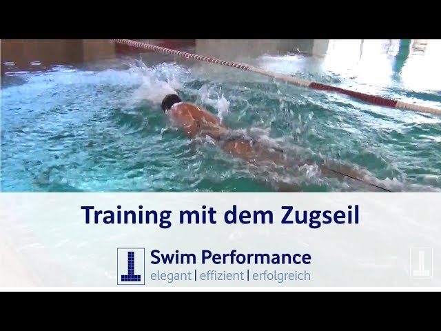 Schnellkraft-/Kraftausdauertraining im Schwimmen - Training mit dem Zugseil