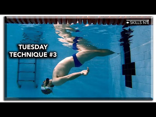 Backstroke swimming basic technique Tuesday #3 - floating
