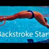 How to do a fast backstroke start.