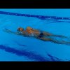 Single-arm backstroke with sculling