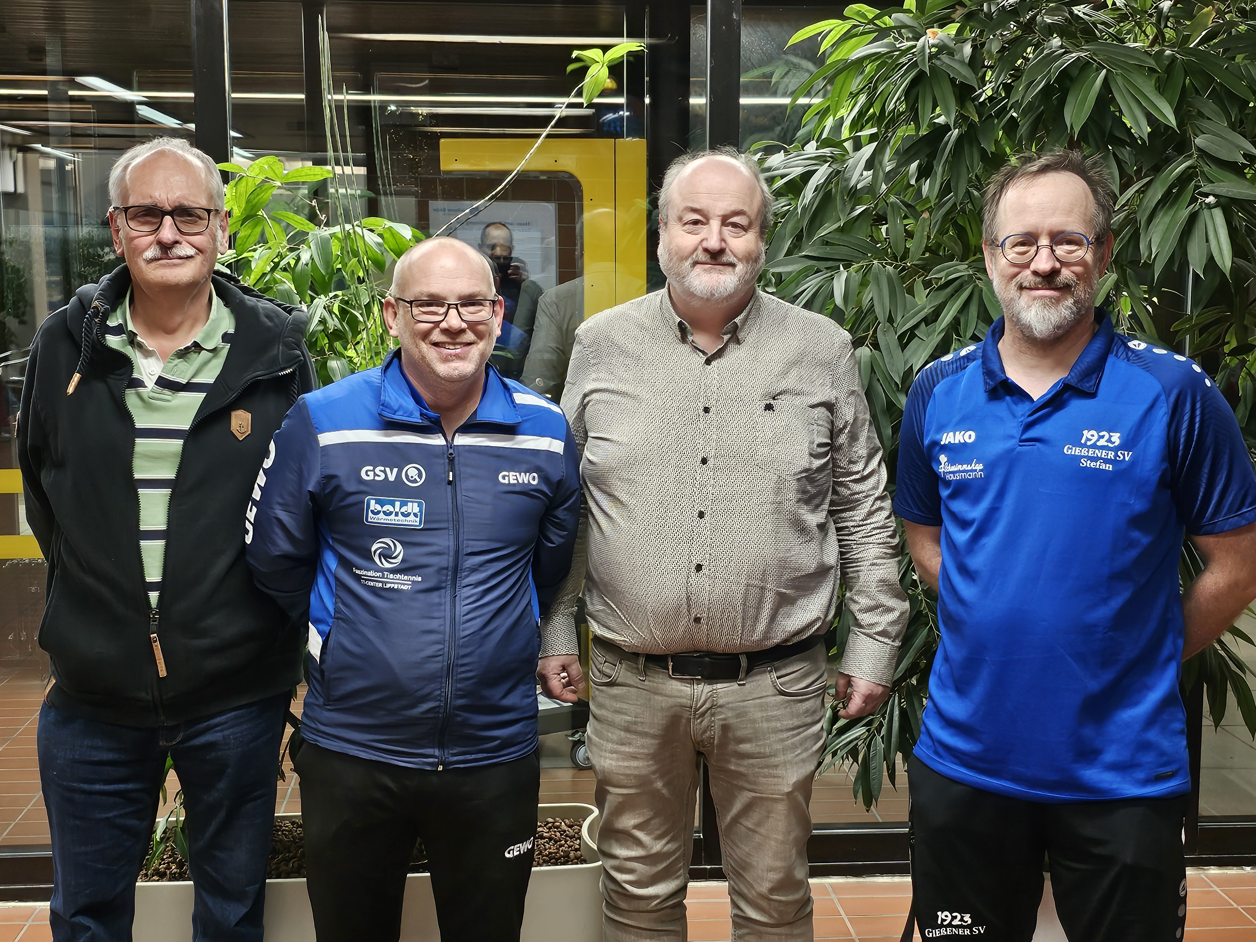 von links: Ulrich Ringleb, Jürgen Boldt, Rainer Klos, Stefan Alt. Es feheln Katrin Eger und Jörg Heilmann