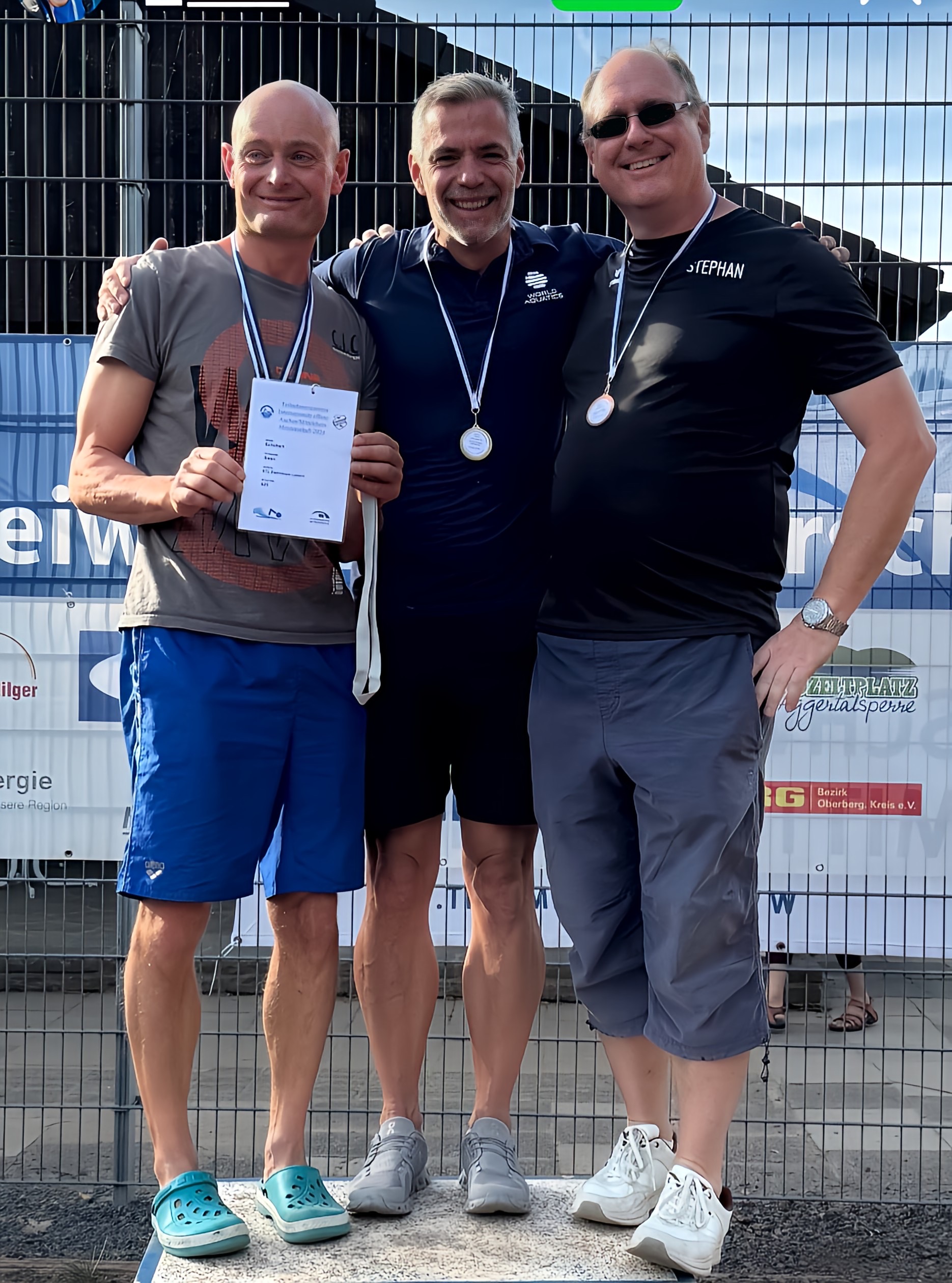 Thomas Gerlach Sieger über 2,5km in der Agertalsperre