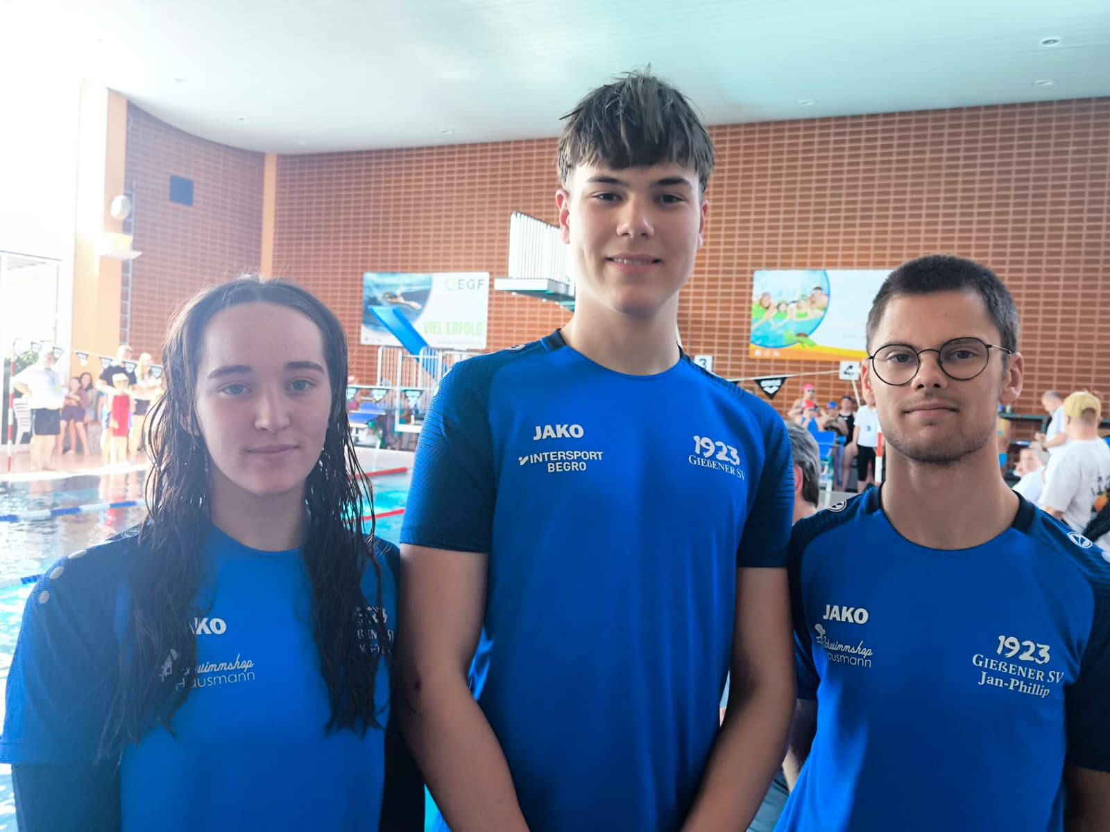 Finalteilnehmer für den GSV in Frankenberg: Lilly Hau, Felix Seitz, Moritz Christ