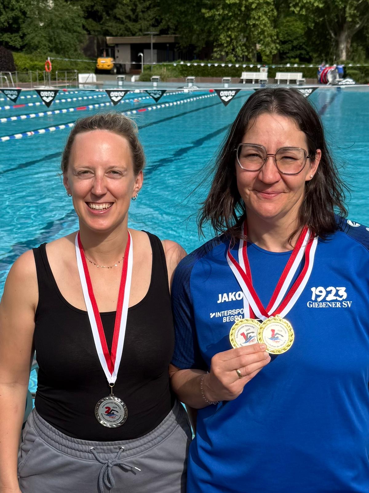 Anna Rühl (li) und Diana Ewe bei den Hess. Masters 2026 in Bad Homburg